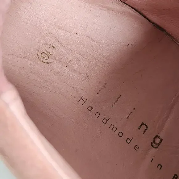 Filling Pieces Handmade in Portugal Low Tops Pink Suede Shoes Size EU 36 Unisex - Picture 15 of 16